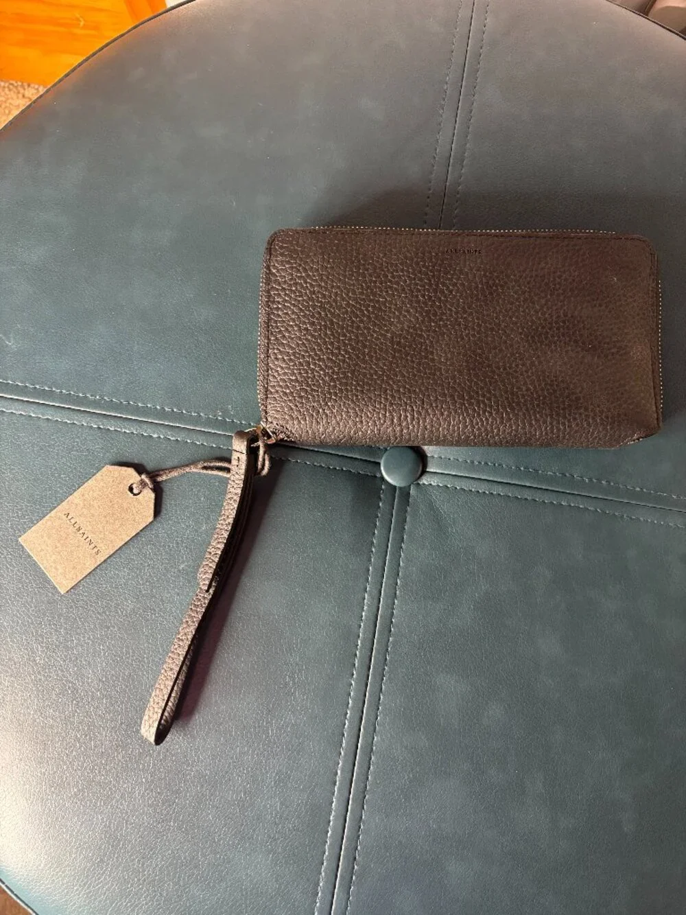 AllSaints Black Wallet